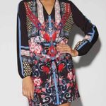 Clover Canyon (NWOT) Black Floral Crane
Print Long Sleeve Mini Dress XS Photo 1