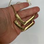 Banana Republic factory long gold necklace new with tags women’s business casual Photo 3