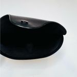 Ray-Ban  Glasses Case Luxoticca Sunglasses Leather Velvet Black Gold Snap Closure Photo 8