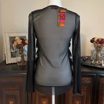 Isle by Melis Kozan Black Mesh Cha Cha Cardigan size Small Photo 2