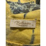 Bellambra Italian Yellow Blue Tie Dye Linen Tunic Top Shirt S boho whimsi Y2K Photo 2