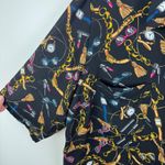 Apt. 9 Chain Accessory Fashion Print Button Down Shirt Size XXL Retro Lightweight Photo 1