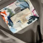 cupio Tunic Cold Shoulder Jersey Knit Tan Sweatshirt Slouchy Swing M Photo 8