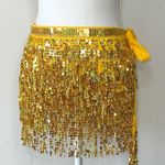 Sequin Fringe Costume Skirt Gold Size undefined Photo 0