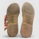 ZARA  Velvet‎ Bow Sandals Slides Espadrilles 39 Blue Teal  Open Toe Boho Classic Photo 5