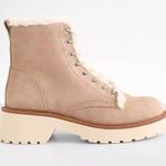 Madden Girl  Carraf Hiker Boot Faux Fur Sand Beige Size 9 BRAND NEW Photo 0