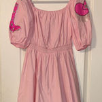Fantastic Fawn  Pink Cowgirl Puff Sleeve Dress Photo 0