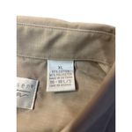 Van Heusen Womens XL Beige Button-Up Blouse Cotton & Polyester Photo 5