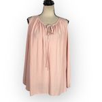 Amanda Uprichard Katherine Maternity Top Women's L/XL Pink Long Sleeve RTR Photo 2