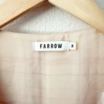 FARROW | Marissa Plaid Prairie Dress Empire Waist Midi Brown Button | Medium Photo 4