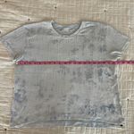 Lululemon Train to Be Short Sleeve in Blue Linen / Chalk Wash Water Drop Size 10 Photo 8