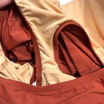 J.Crew NWT  Ruched One Piece Red Terracotta Swimsuit Photo 2