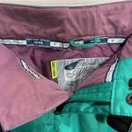 Burton  Canyons Teal Snowboard Ski Pants Cargo Belted Womens Small Winter Photo 10