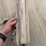 Villager  Liz Claiborne cream color faux leather handbag Photo 7