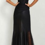 Majorelle Salma Floral Lace Gown, Black, Medium Photo 4