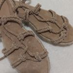 Joie  Ceasar Tan Suede Leather Gladiator Lace Up Espadrille Sandals NWOT Photo 6