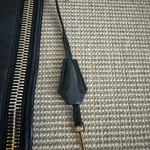 Tom Ford Grain Leather Flat Alix Black Padlock Zip Foldover Bag Clutch Handbag Photo 3