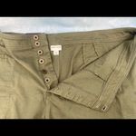 Ava & Viv Womens Plus  Military Green Canvas Shorts 28W Photo 9