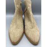 Rebecca Minkoff Womens Tan Suede Ankle Boots 9.5 Bootie Heel Career Casual Photo 1