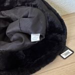 Ed Hardy  Black Faux Fur Bucket Hat with Skull Design Photo 4