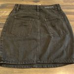 LF Carmar Skirt Olive Green Denim Distressed Mini Skirt Size 28 Edgy Rocker Goth Size M Photo 5