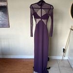 House Of CB HOUSE OF‎ CB S A-C 'Safiya' Black Grape Maxi Dress NWOT Photo 7