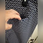 Talbots  New Chatham Stretch Ankle Pants Geo Flower Navy Blue Size 16 Photo 8