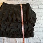 Miss Me  Skirt MM Couture Medium Black Layers Tiered Flowery Ruffled Photo 7