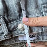 ZARA Distressed Mom Jeans Grey Wash Size 2 Photo 6