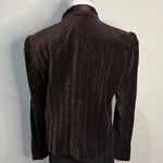Peter Nygard  Brown Velvet Puff Sleeve Jacket Size 16 Photo 2