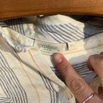 Spartina 449  100% linen button stripe prep pocket shirt Photo 2