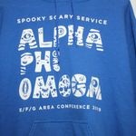 Alpha Phi Omega 2019 Conference Hoodie Size Medium Blue Photo 1