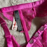 Victoria's Secret Victoria’s Secret‎ Lingerie Pink Lace VS Rhinestone Garter Size XS/S Photo 5