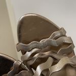 BODEN Champagne gold metallic zig zag strappy sandals size EU 40 Gold Photo 3
