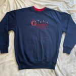 Vintage 90s M&C Sportswear navy & red embroidered crewneck sweatshirt sz medium Photo 0