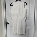 Mugler Resort Runway Show 2012‎ white mini dress size 38 quiet luxury minimalist Photo 2