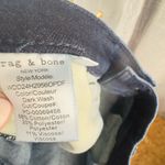Rag and Bone  Hattie Midrise dark wash size 26 black stripe sides NWT partial tag Photo 11