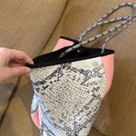 Pink/ Snakskin Neoprene Tote bag Pink Photo 1