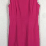 Diane Von Furstenberg  Hot Pink Carrie Sleeveless Crepe Mini Dress Size 2 Photo 8