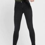 J.O.A. JACQUELINE DE YONG Black Fade High Waist Skinny Jeans Sz 27 Photo 0