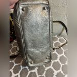 Coach Vintage  Metallic Shoulder Bag w deep brown trim. Photo 9