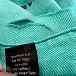 POL Women's Studded Turquoise Straight Jeans Sz S Cut Out Punk Rock Boho NWOT Photo 8