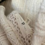 Lou & grey  white bobble chunky knit mock neck sweater Photo 4