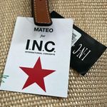 INC NWT Mateo for Carmen Straw Tote, One Size New w/Tag Retail $99.50 Photo 6