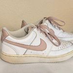 Nike Court Vision Low White Pink in Size 6.5 Photo 0