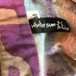 VTG Artsy Boxy Jean Jacket Sz M Colorful Graffiti Print Cotton Pockets Casual Multiple Size M Photo 7