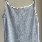 Brandy Melville  Grey Lace Tank Photo 3