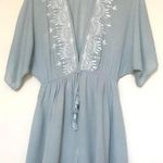 South Moon Under Lost + Wander Light Blue Romper Photo 0