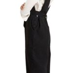 Alex Mill Ollie Black Denim Jumpsuit Belted Wide Leg Cropped Size Medium Photo 1