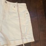 Harper Heritage  high rise jean shorts White Cuffed women’s size 28 NWT Photo 8